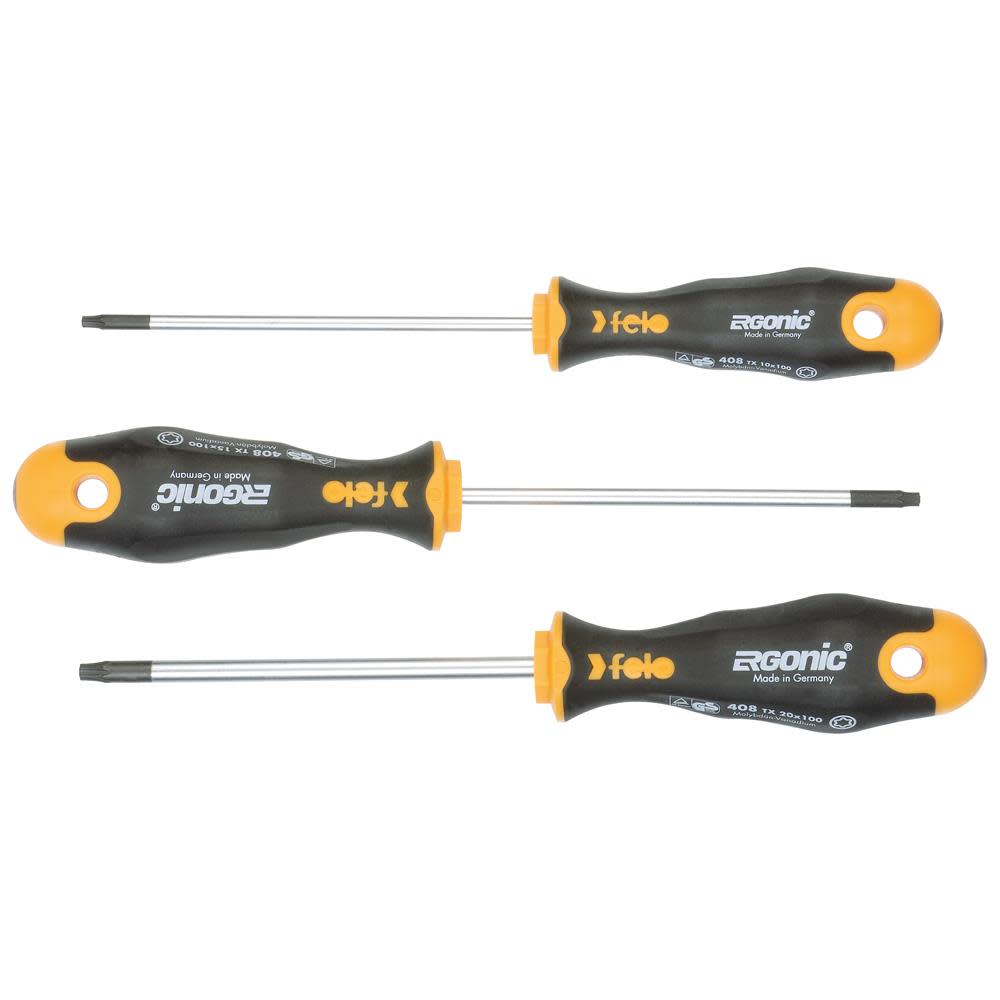 Felo Ergonic 3 pc Torx Set - Ascmtools