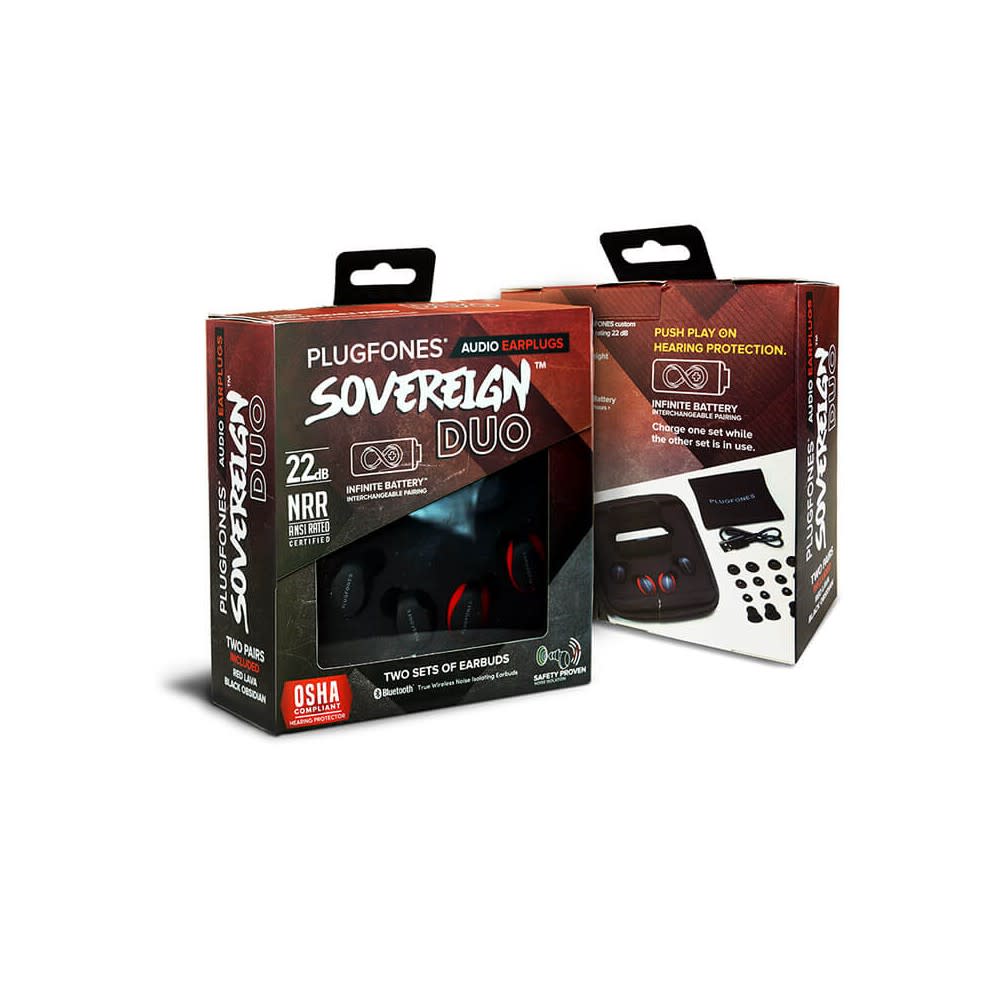 Plugfones Obsidian/Lava Wireless Bluetooth Earphone - Ascmtools