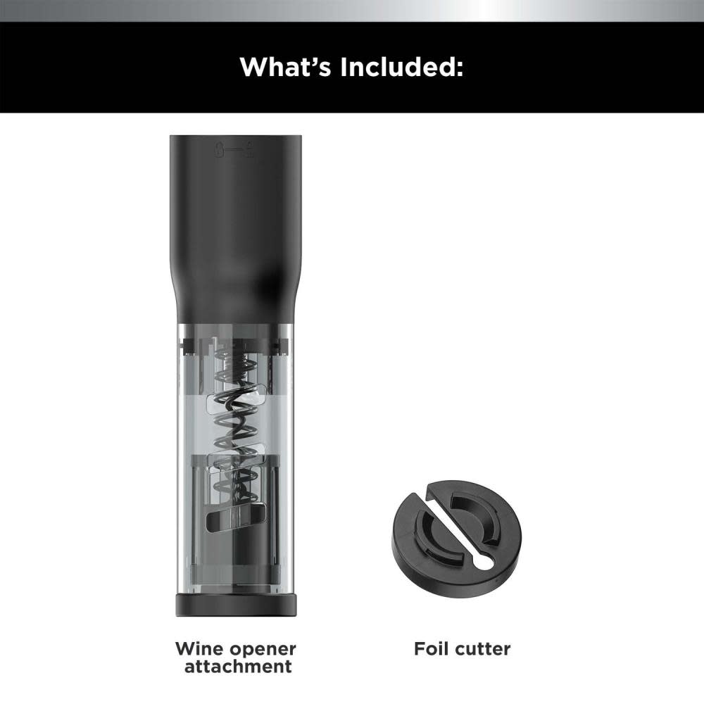 Black and Decker kitchen wand Wine Opener Attachment - Ascmtools