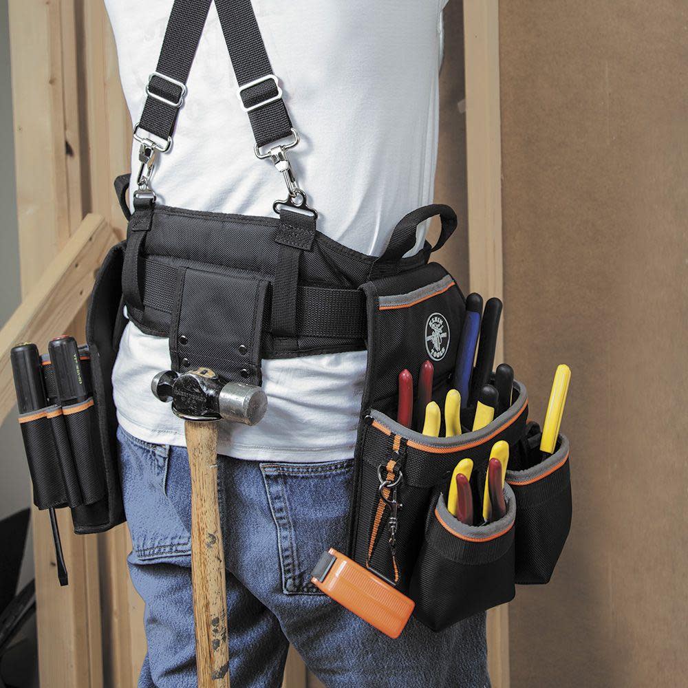 Klein Tools Tradesman Pro Elect’s Tool Belt L - Ascmtools