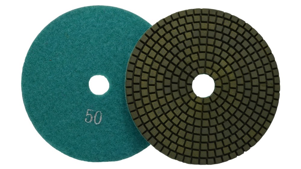 National Flooring Equipment 5 In. Polishing Pad – Resin Bond – 50 Grit - Ascmtools