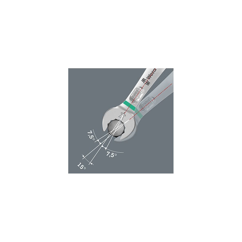 Wera Tools 6003 Joker 8 Imperial 1 Combination Wrench Set 8pc - Ascmtools