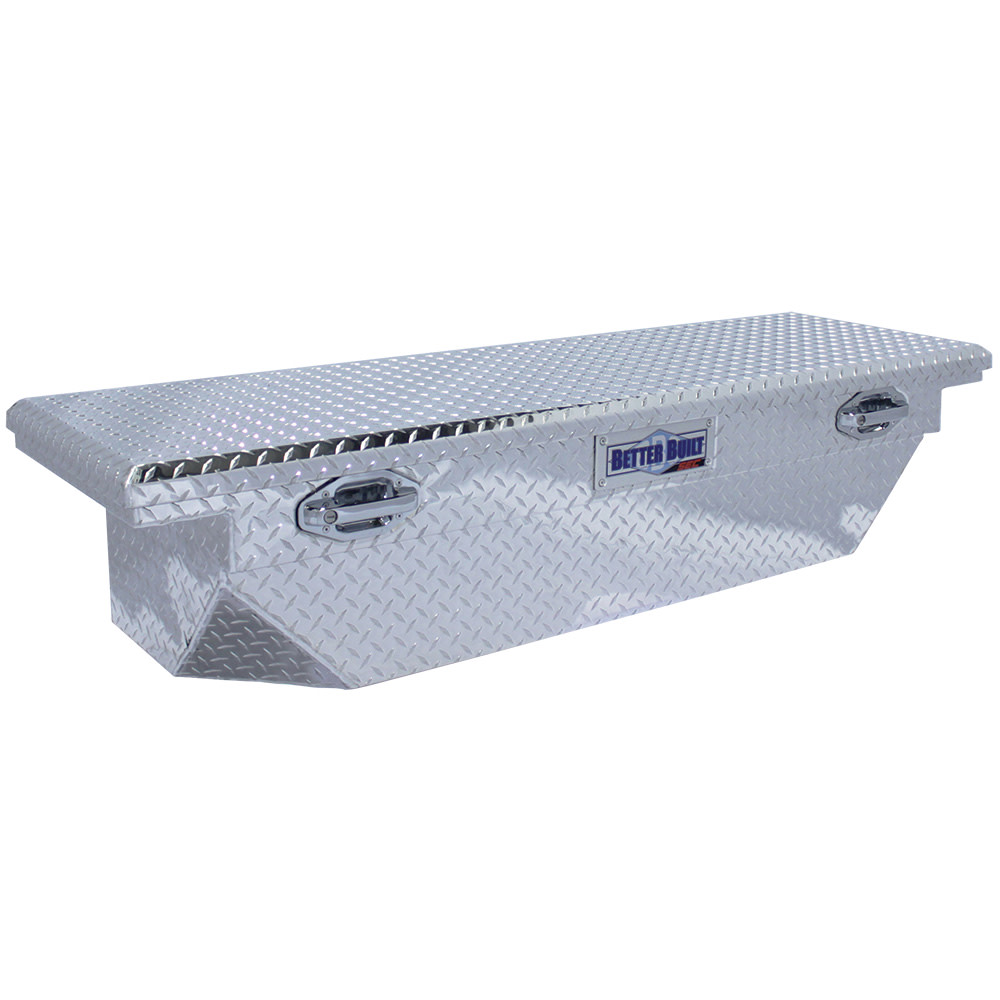 Better Built 61.5″ SEC Saddle Truck Tool Box LOW PROFILE BRITE ALUMINUM - Ascmtools