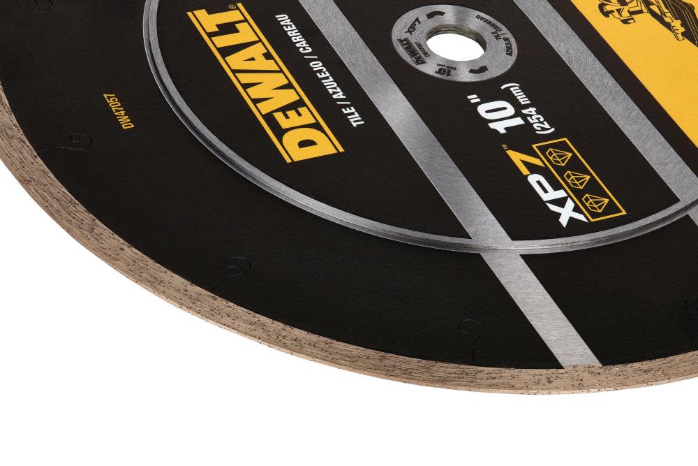 DEWALT Diamond Blade 10″ CONTINUOUS XP7 TILE - Ascmtools