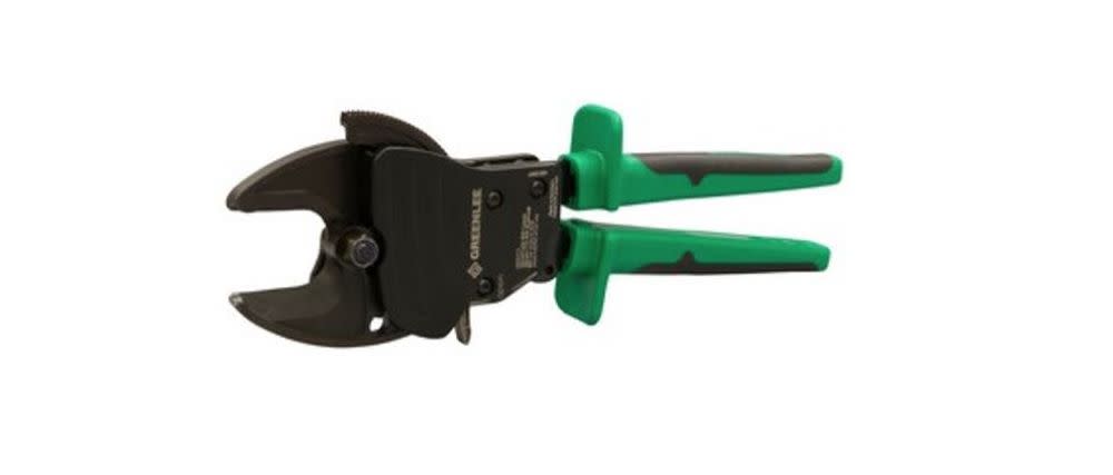 Greenlee Ratchet Cable Cutter 11.25″ Cushioned Grip Open Jaw - Ascmtools