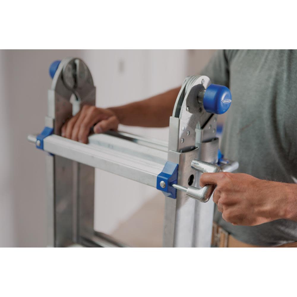 Werner 22 Ft. Reach Height Type IA Aluminum Multi-Position Ladder - Ascmtools