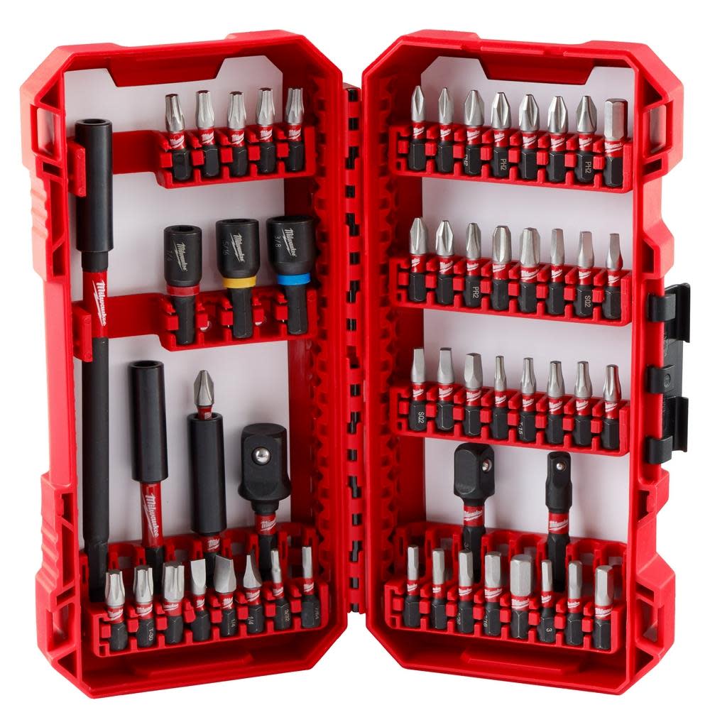 Milwaukee SHOCKWAVE Impact Duty Driver Bit Set 55pc - Ascmtools