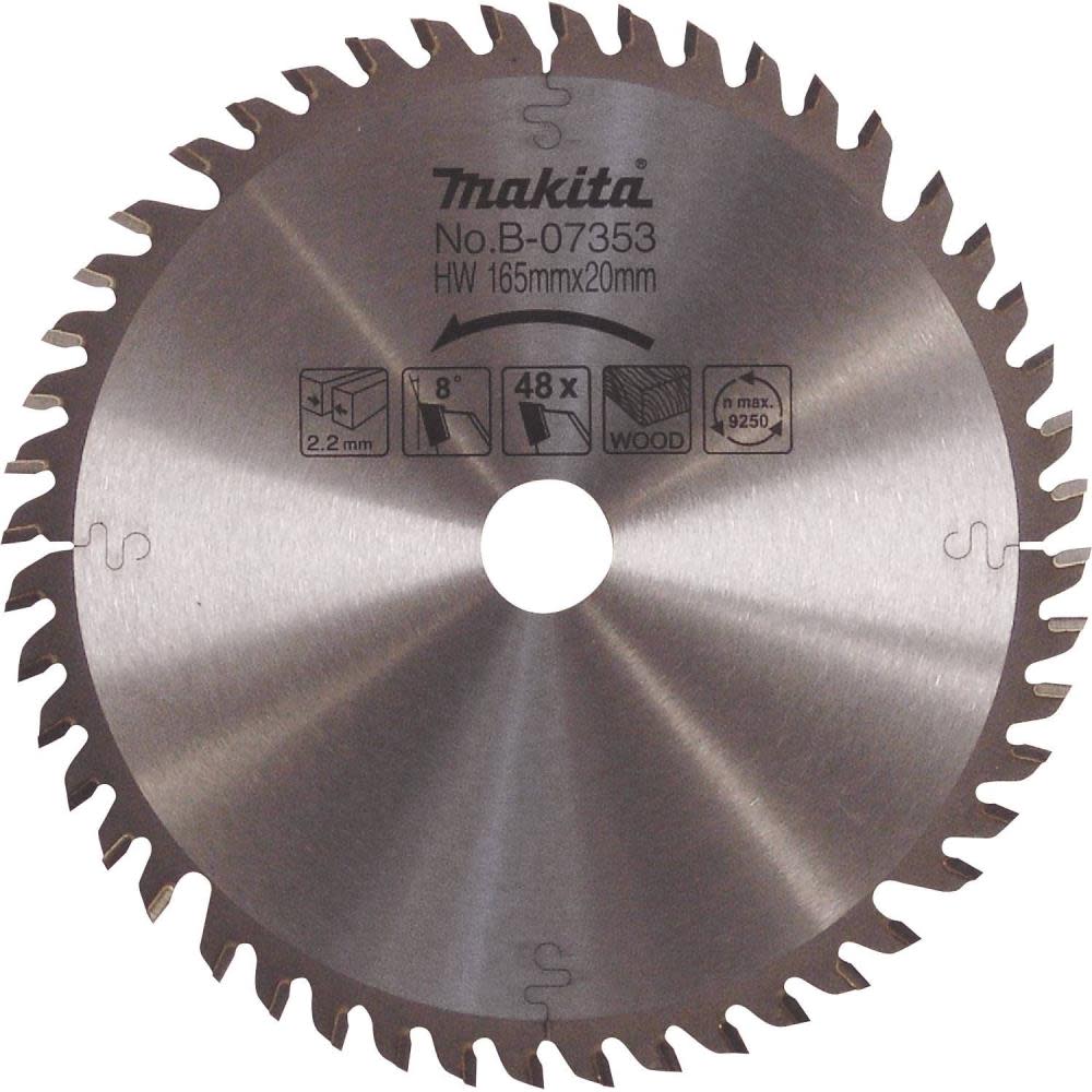 Makita 6-1/2 in. 48T Carbide Tipped Saw Blade - Ascmtools