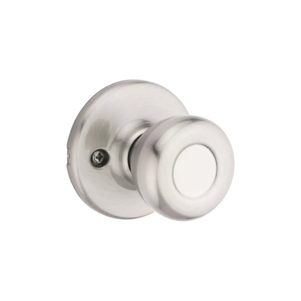 Kwikset Satin Nickel Hall/Closet Tylo Passage Door Knob - Ascmtools