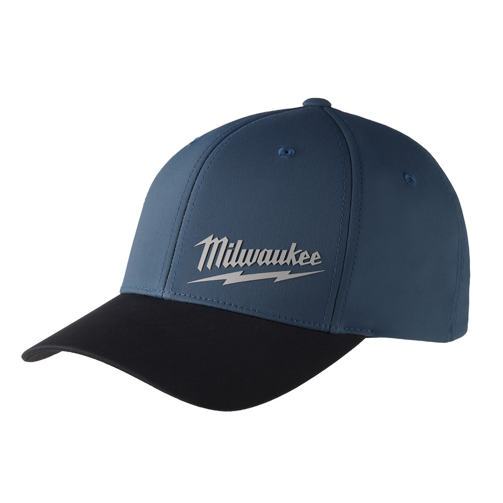 Milwaukee WORKSKIN Performance Fitted Hat Blue L/XL - Ascmtools