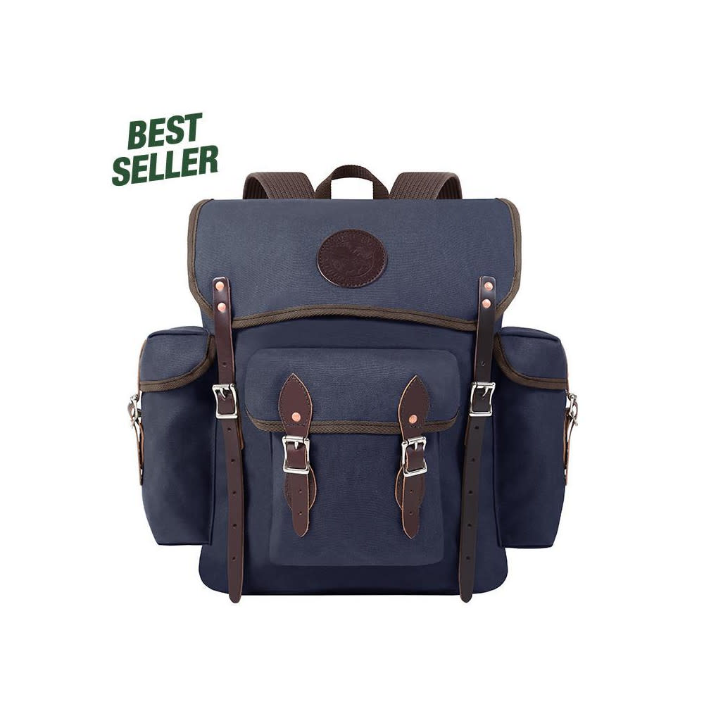 Duluth Pack 24 Liter Capacity Navy Canvas Wanderer Backpack - Ascmtools