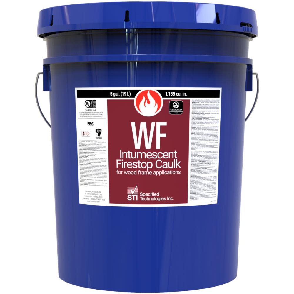Specified Technologies Inc SpecSeal WF300 Intumescent Firestop Caulk 5 Gallon - Ascmtools