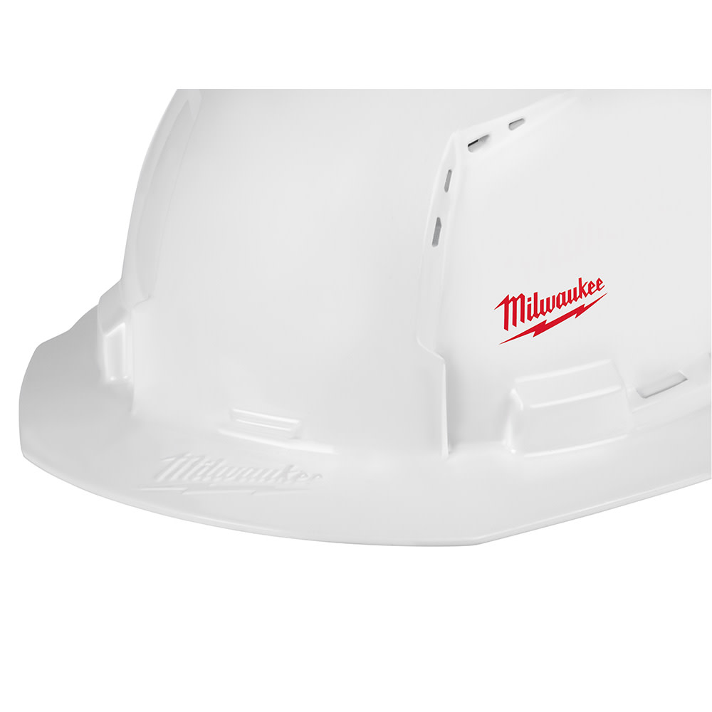 Milwaukee Full Brim Vented Hard Hat with BOLT Accessories Type 1 Class C Small Logo - Ascmtools