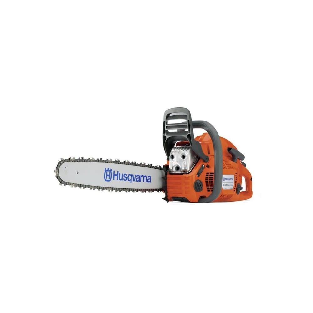 Husqvarna 455 Rancher Chainsaw 20″ Bar with Heavy-Duty Power 9000 RPM Speed 3.5 HP - Ascmtools