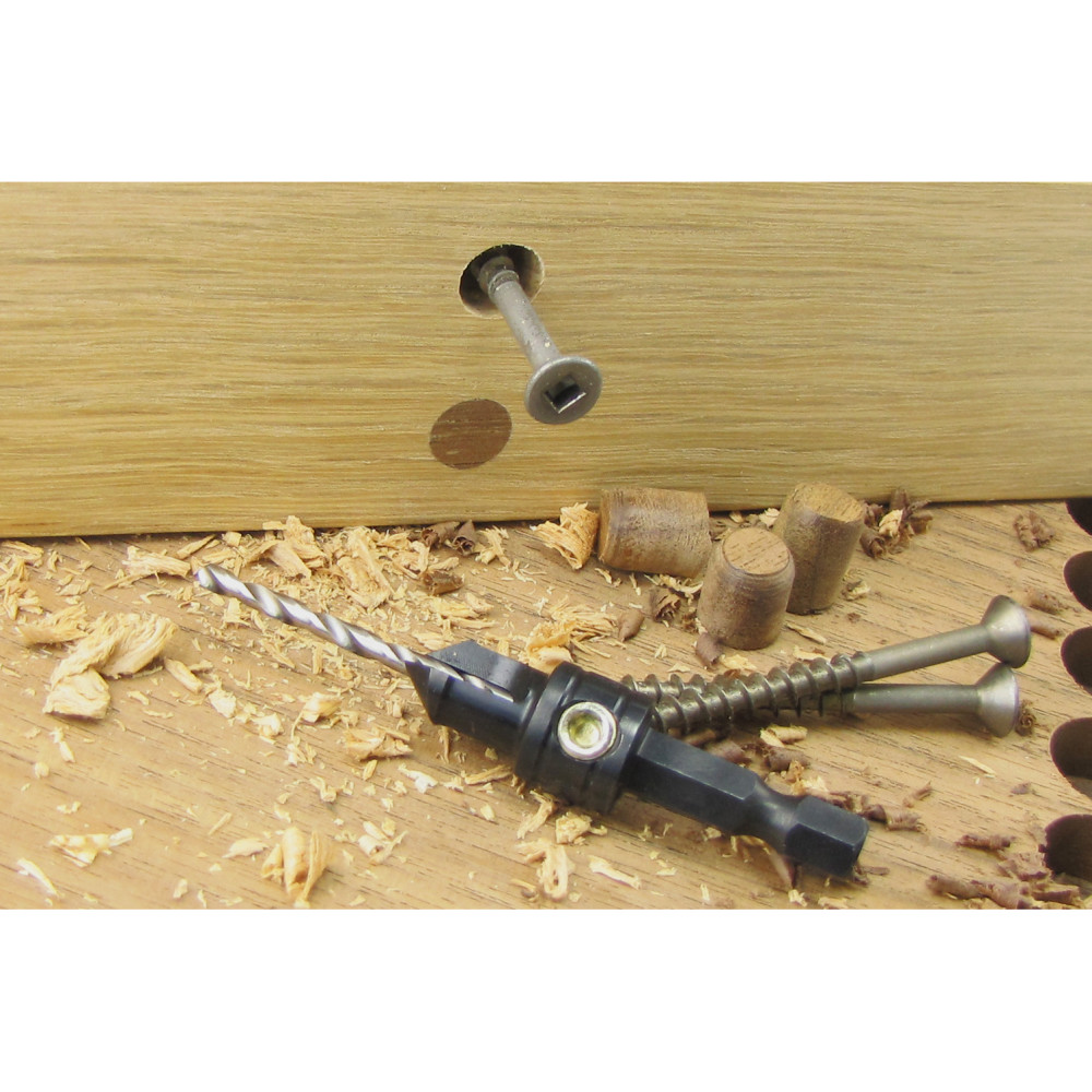 Make It Snappy Drill Bit Belt Clip Pouch Deluxe Countersink Set 11pc - Ascmtools