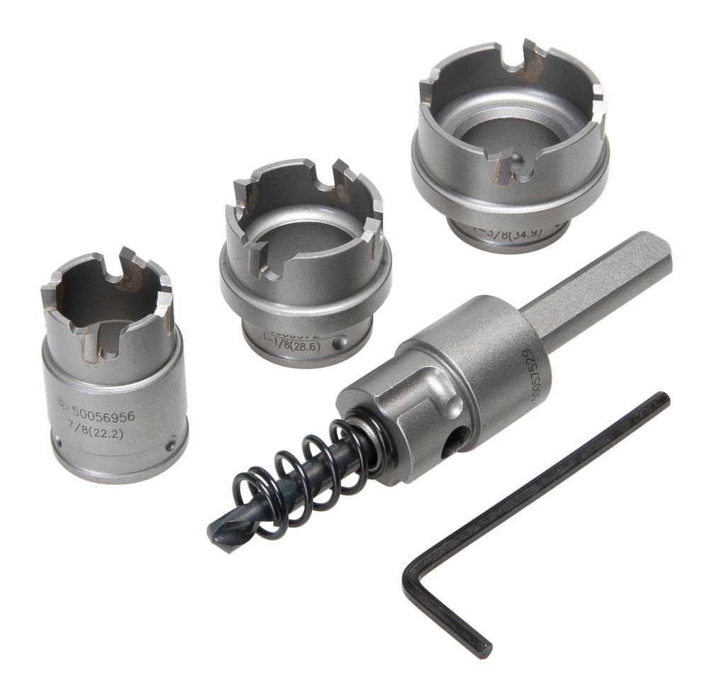 Greenlee 5-PC Stainless Steel Hole Cutter Kit - Ascmtools