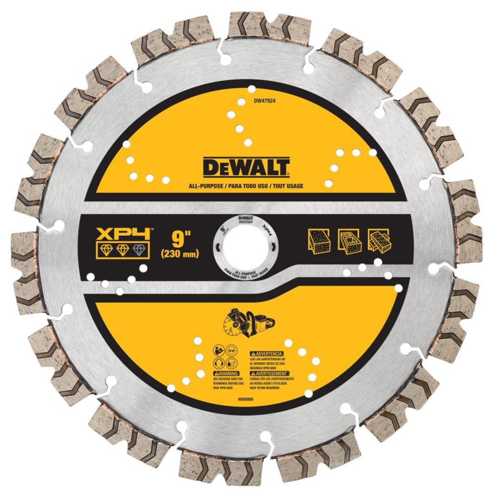 DEWALT Diamond Blade 9″ SEGMENTED XP4 ALL PURPOSE - Ascmtools