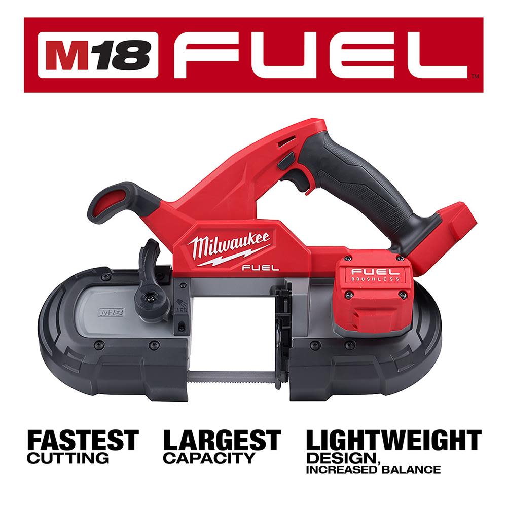 Milwaukee M18 FUEL Compact Band Saw (Bare Tool) - Ascmtools