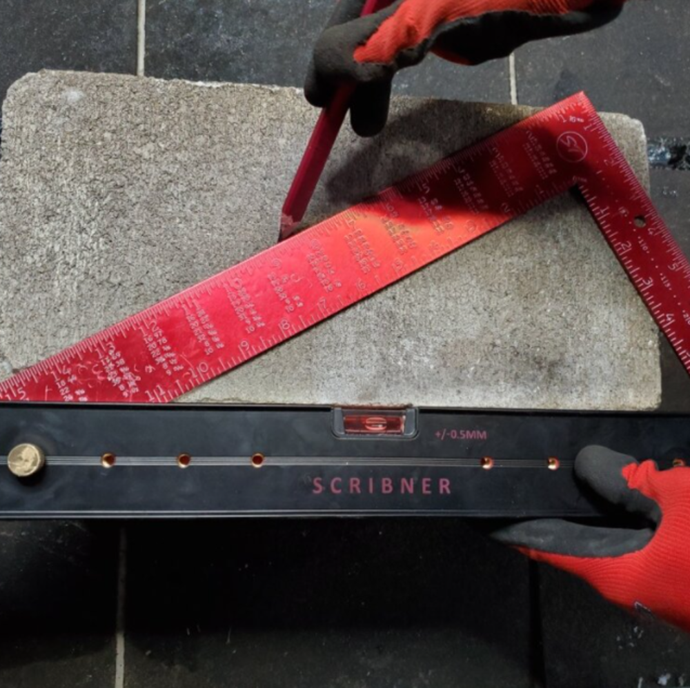 Scribner Tool Level/ Square Combo - Ascmtools