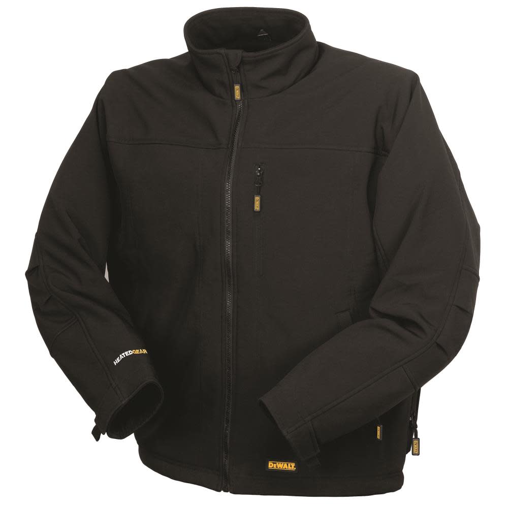 DEWALT Heated Kit Black Soft Shell Work Jacket Large - Ascmtools