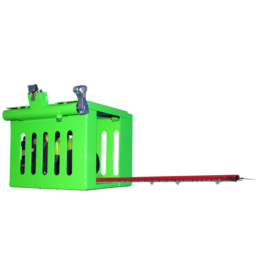 Green Touch Lockable Multi Tool Cage For Open/Enclosed Trailers - Ascmtools