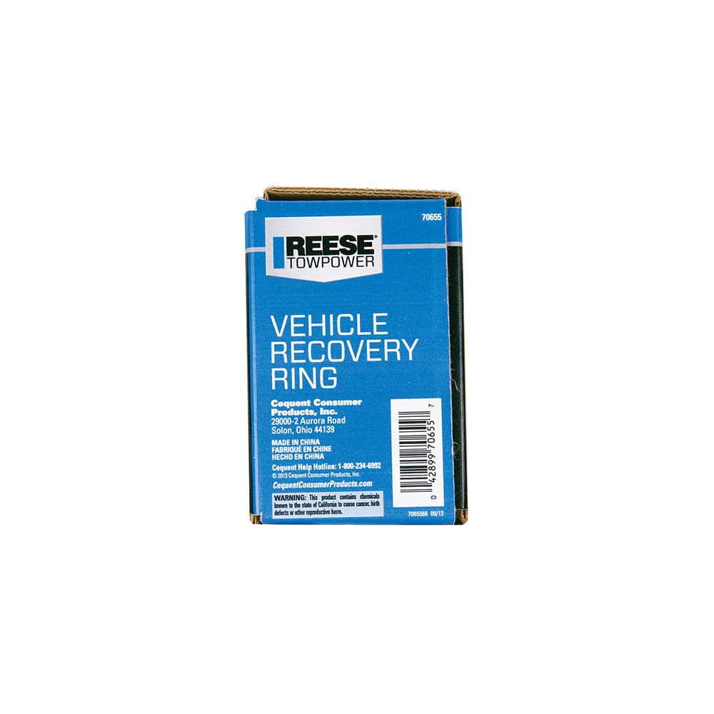 Reese 2″ 10000 lbs Tow Ring Trailer Hitch Ball Mount - Ascmtools