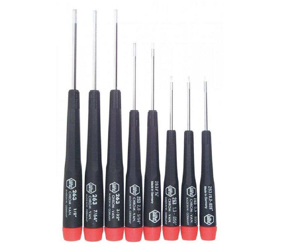 Wiha Precision Ball End Hex 8 Piece Driver Set - Ascmtools
