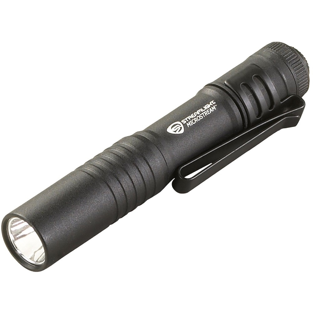 Streamlight Flashlight Black C4 LED 1AA Microstream Handheld - Ascmtools