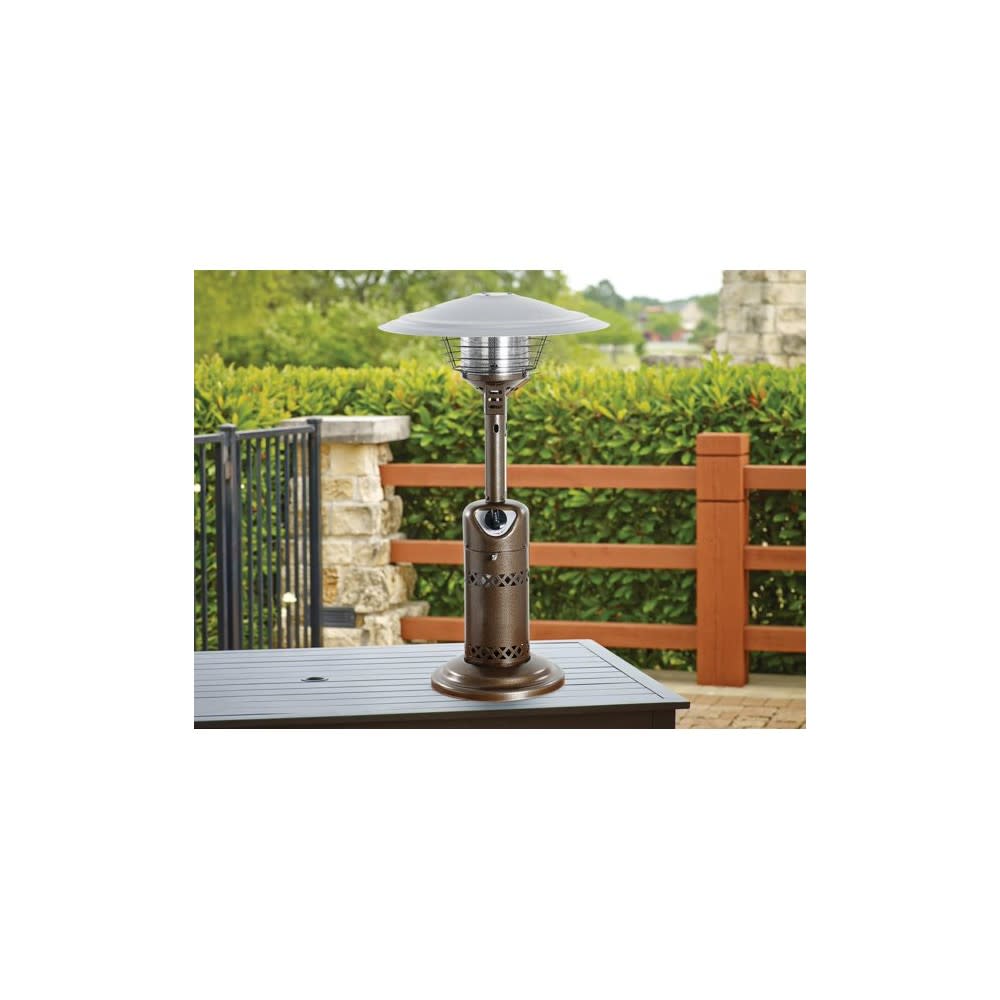 Living Accents Tabletop Patio Heater 10000 BTU Bronze Portable - Ascmtools
