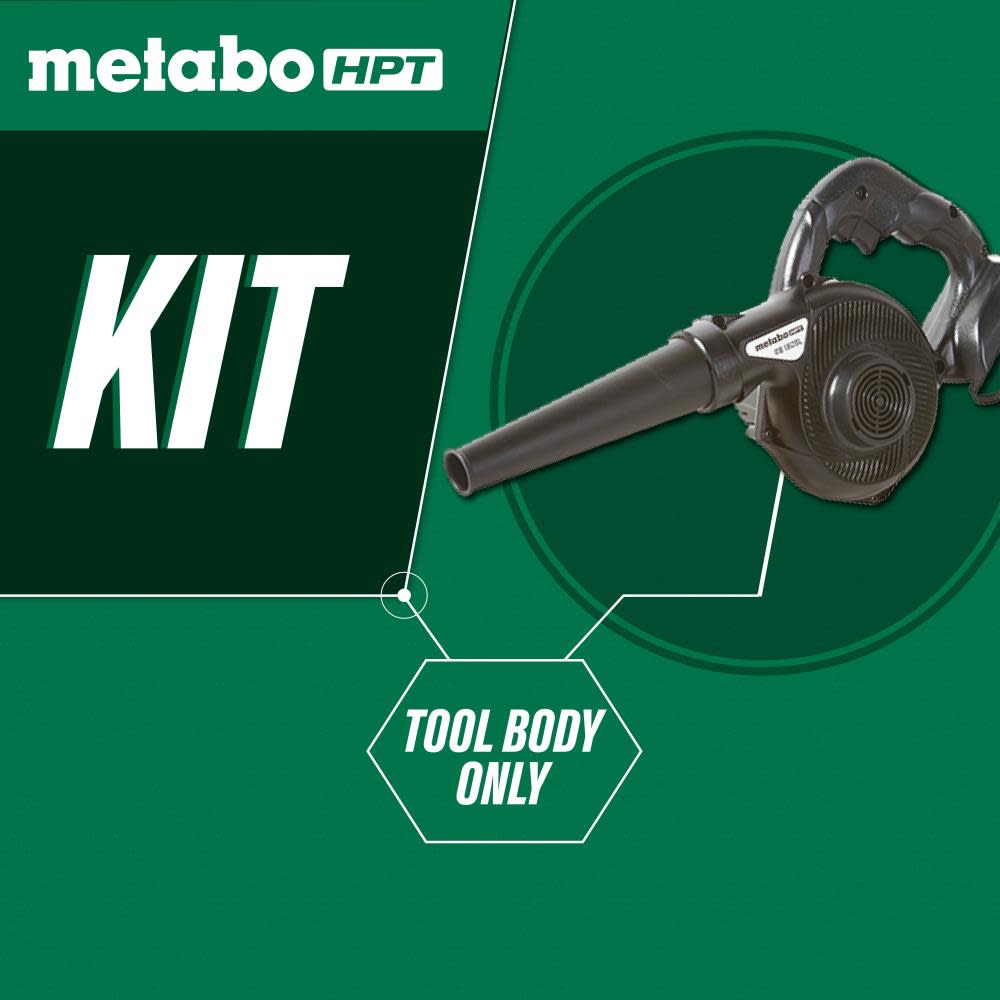 Metabo HPT 18V Lithium Ion Cordless Blower (Tool Body Only) | RB18DSLQ4 - Ascmtools