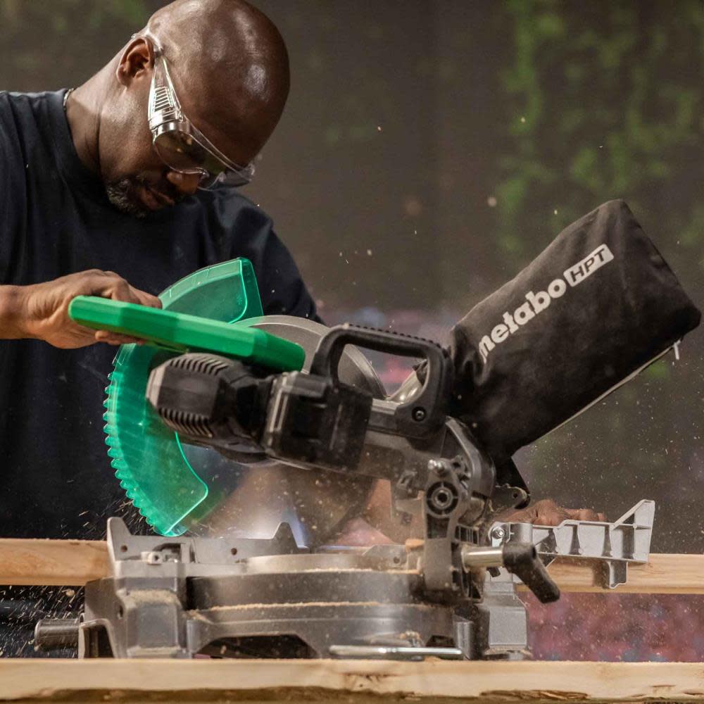Metabo HPT 18V MultiVolt Cordless 10 Inch Single Bevel Miter Saw - Ascmtools