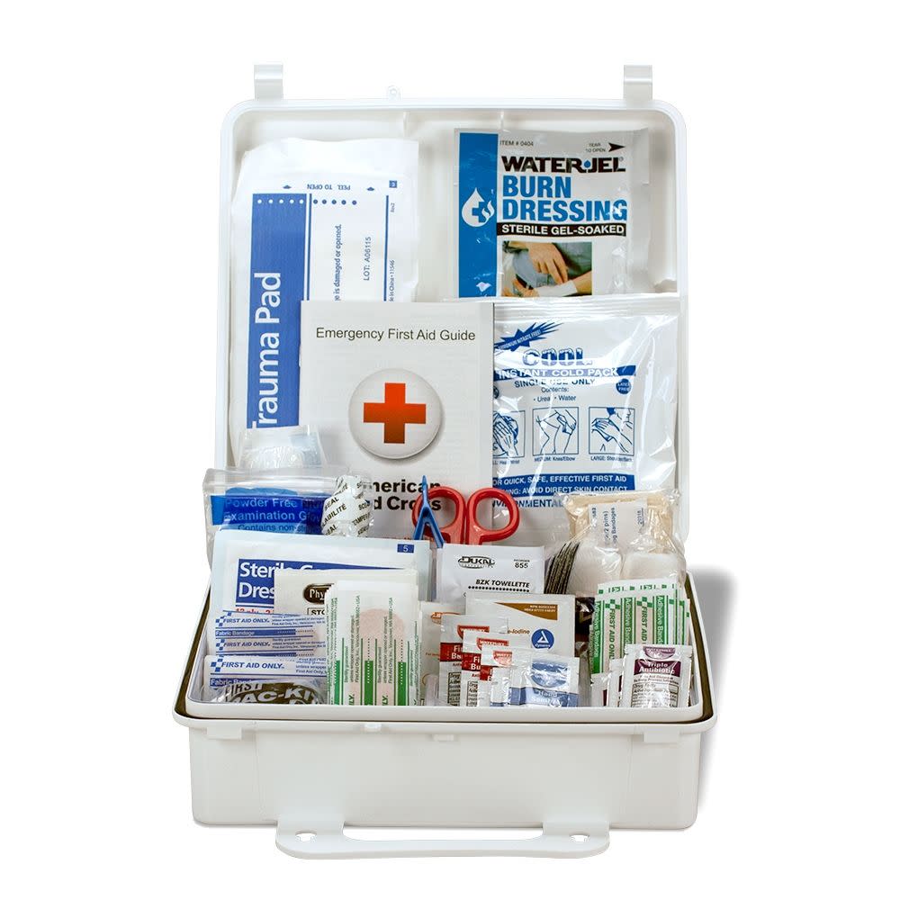 First Aid Only First Aid Kit 50 Person ANSI Class A+ Plastic Case - Ascmtools