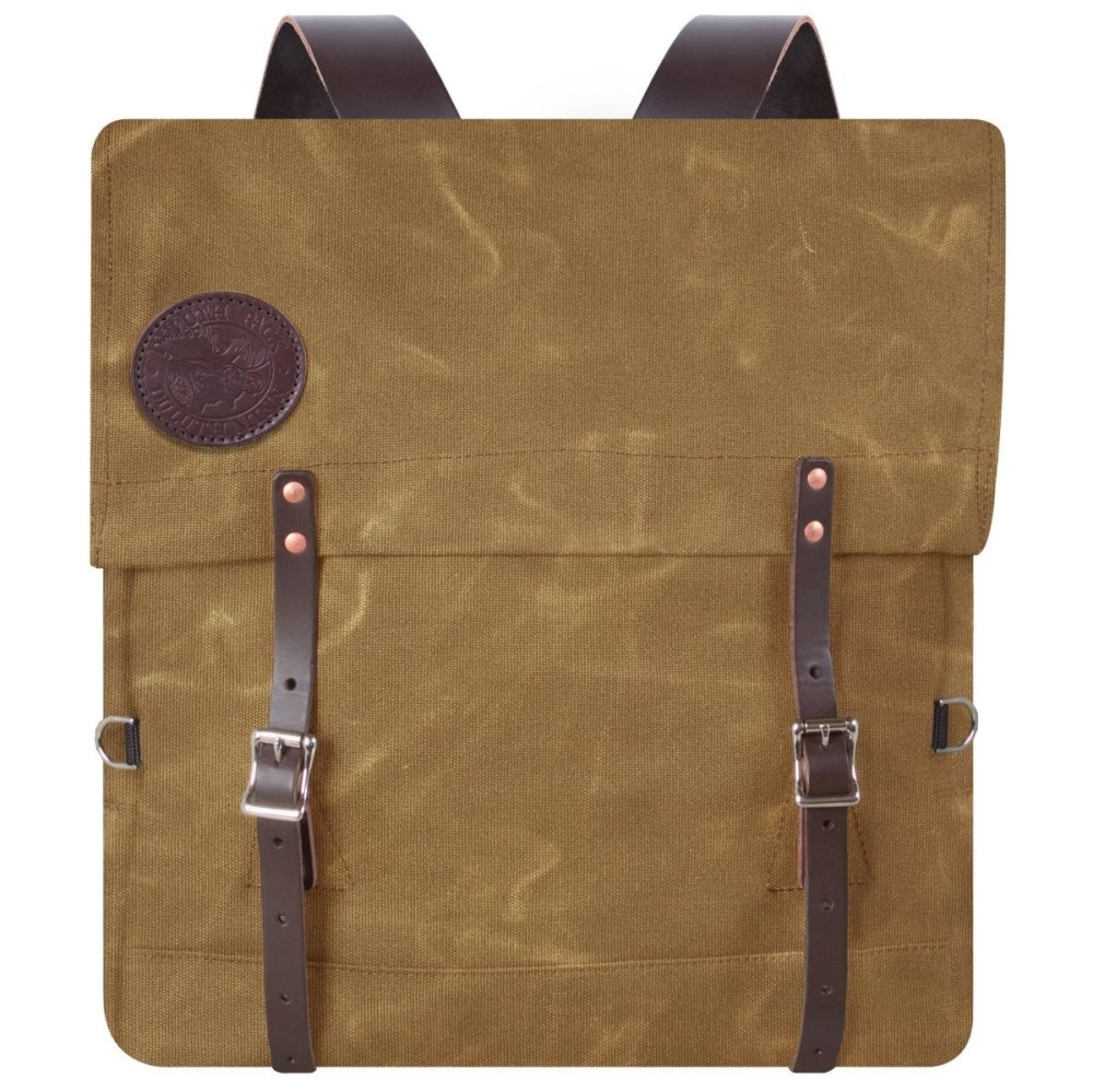 Duluth Pack 64 Liter Capacity Wax Khaki Canvas Box Style Standard Food Pack - Ascmtools
