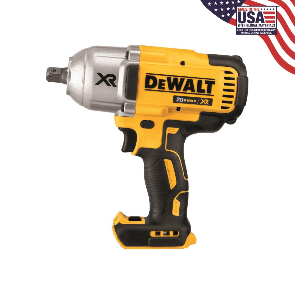 DEWALT 20V MAX XR 1/2″ Impact Wrench with Detent Pin Anvil Bare Tool - Ascmtools