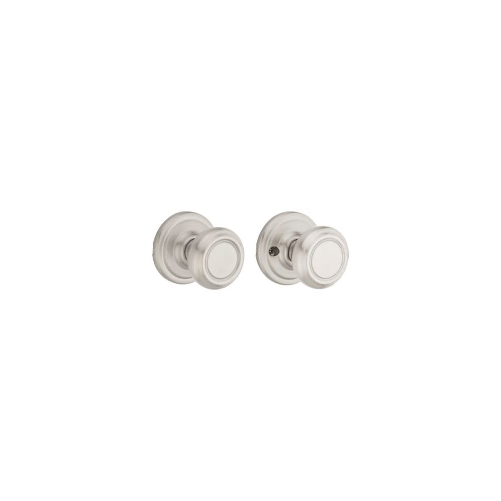 Kwikset Satin Nickel Hall/Closet Cameron Door Knob - Ascmtools