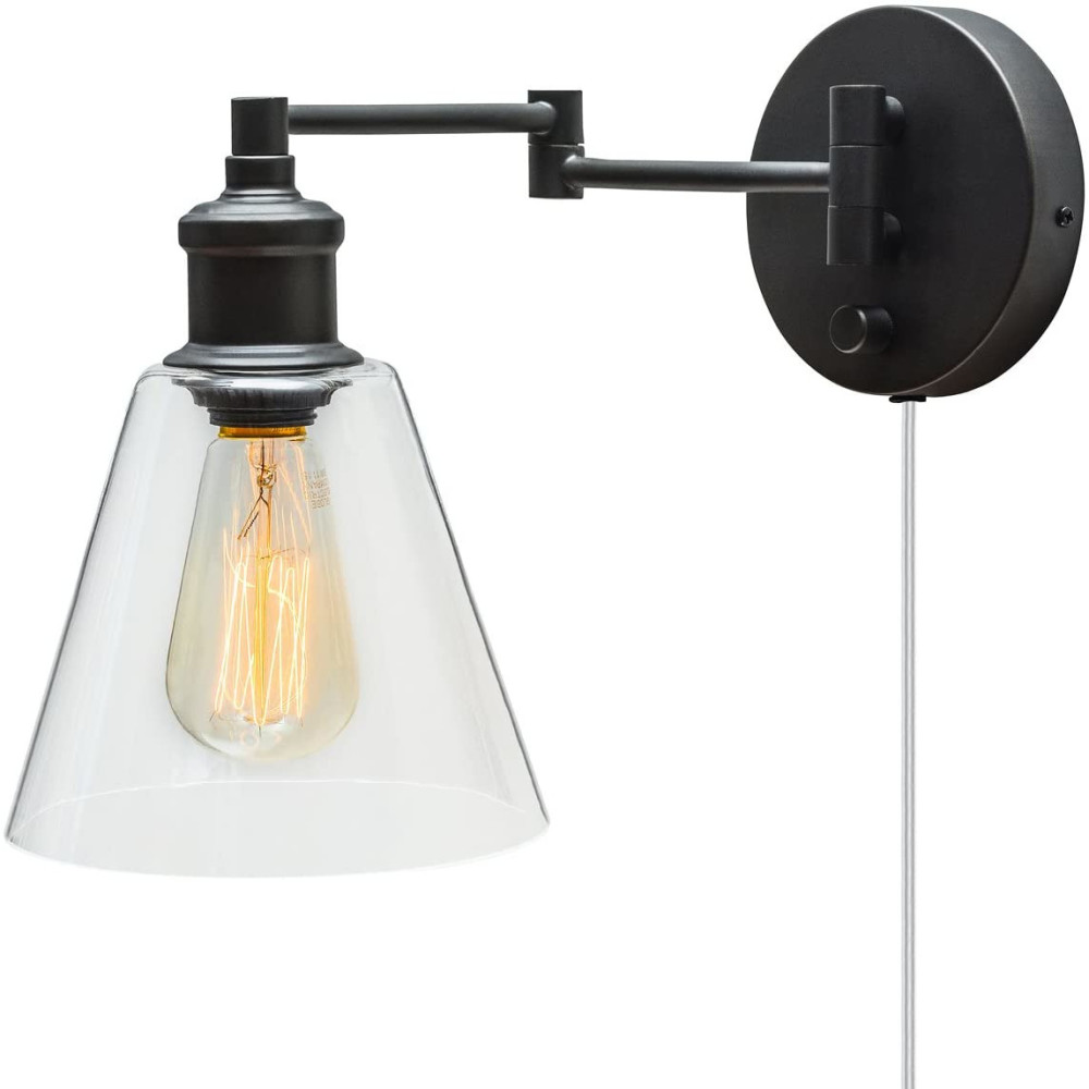 Globe Electric Leclair Vintage Wall Sconce Bronze 60W E26 1 Light - Ascmtools