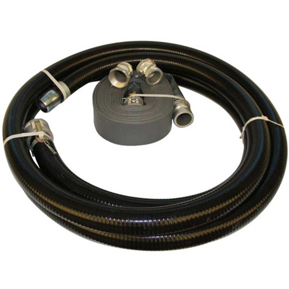 Wacker Neuson 3″ x 20′ Suction & 50′ Discharge Hose Kit - Ascmtools