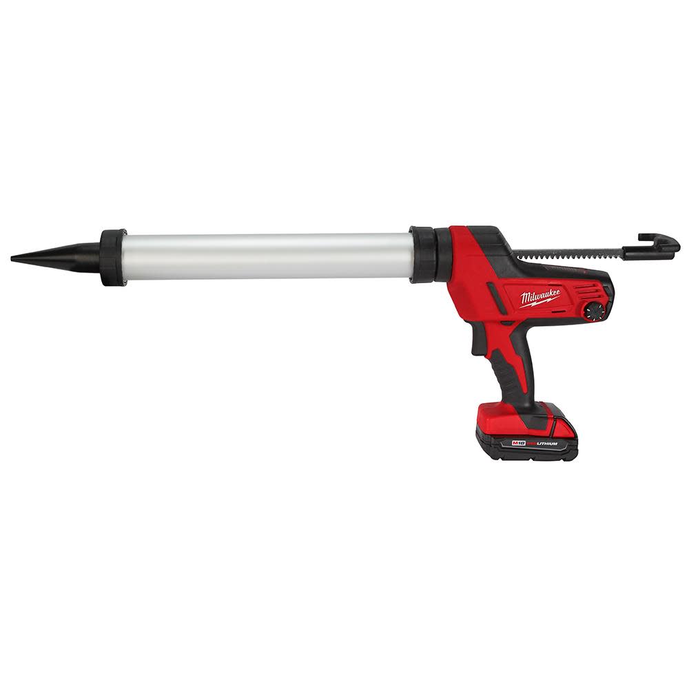 Milwaukee M18 Cordless 20 oz Sausage Style Caulk and Adhesive Gun Kit - Ascmtools