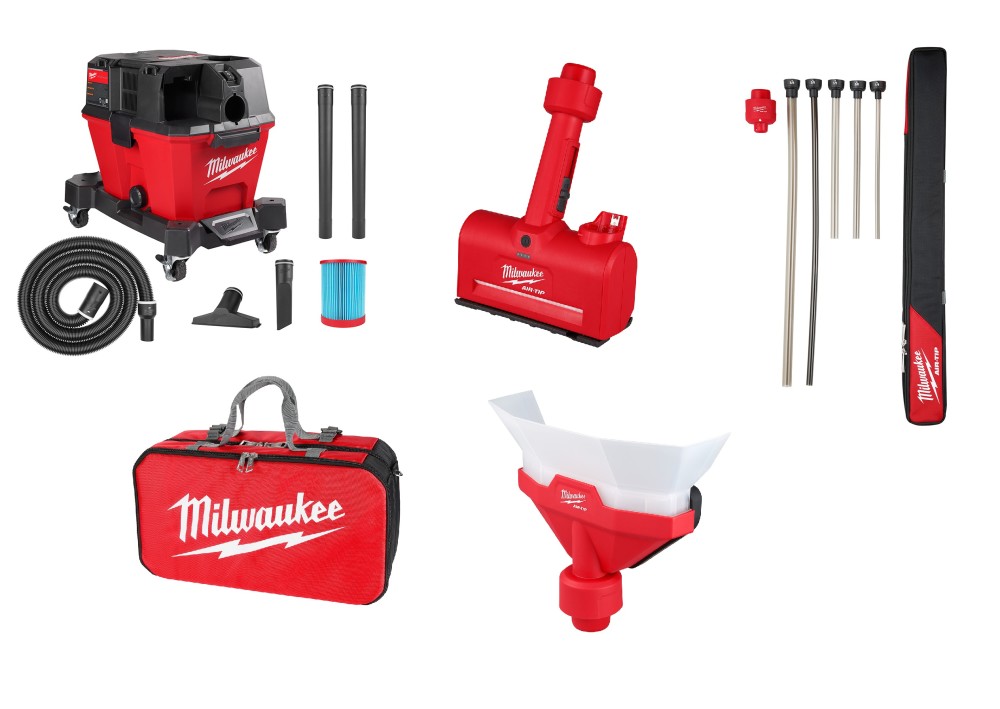 Milwaukee Wet/Dry Vacuum Bare Tool Electrical Bundle - Ascmtools