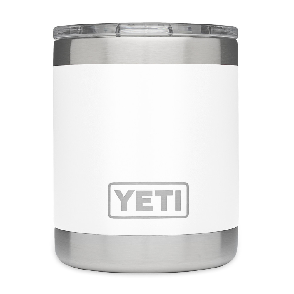 Yeti Rambler Lowball with MagSlider Lid 10oz White - Ascmtools