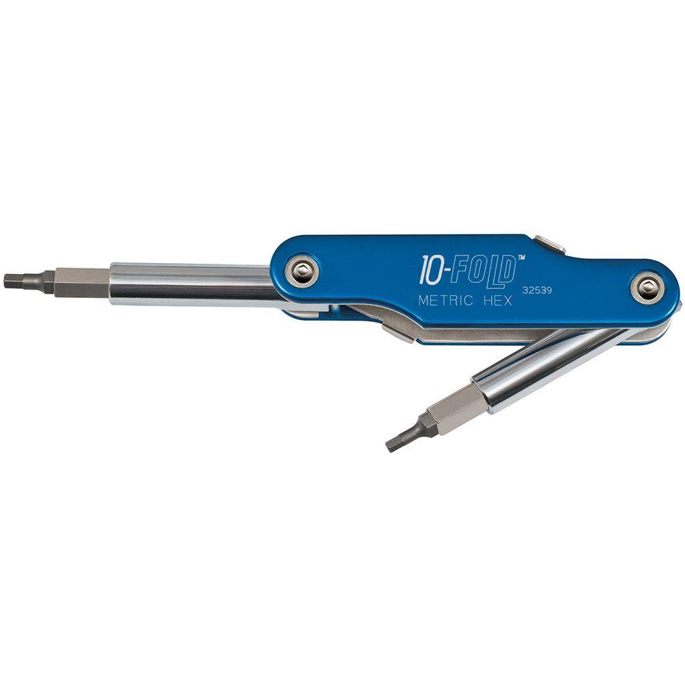 Klein Tools 10 Pc Fold Metric Hex Screwith Nut Driver - Ascmtools