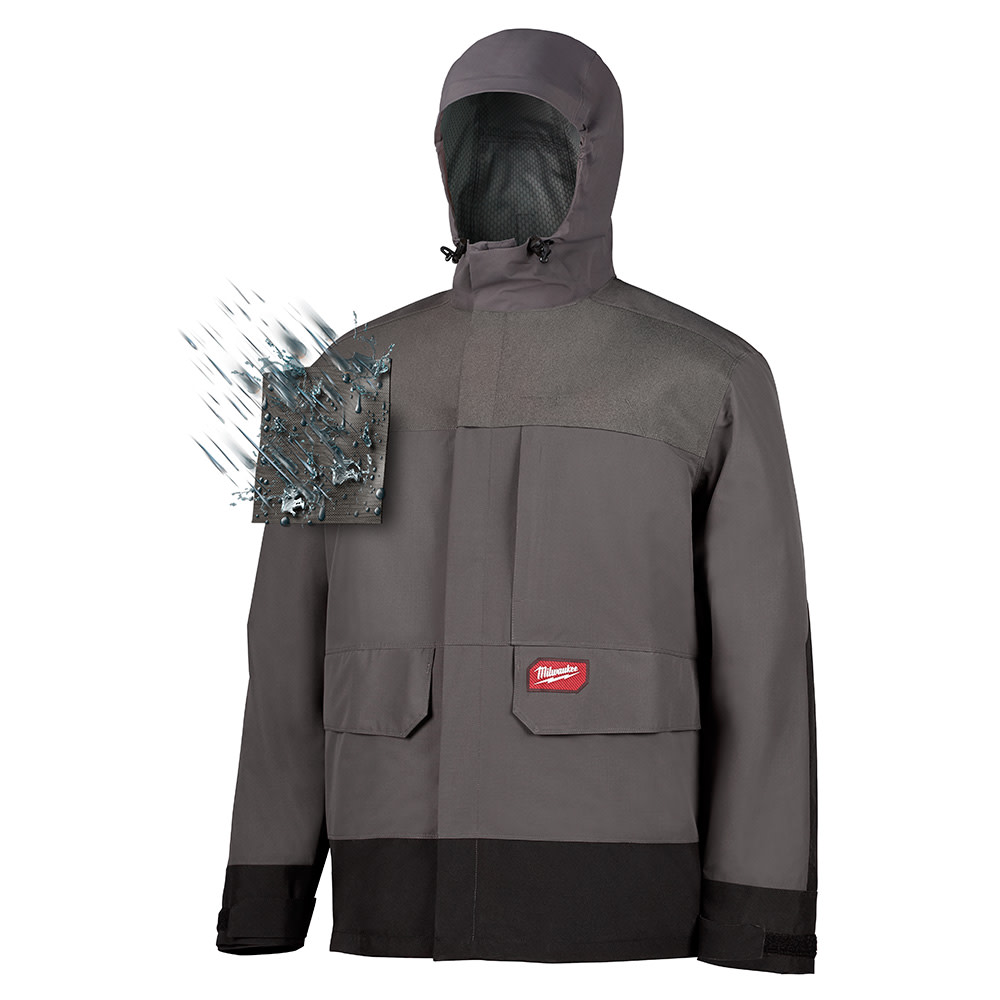 Milwaukee HYDROBREAK Rainshell Jacket - Ascmtools