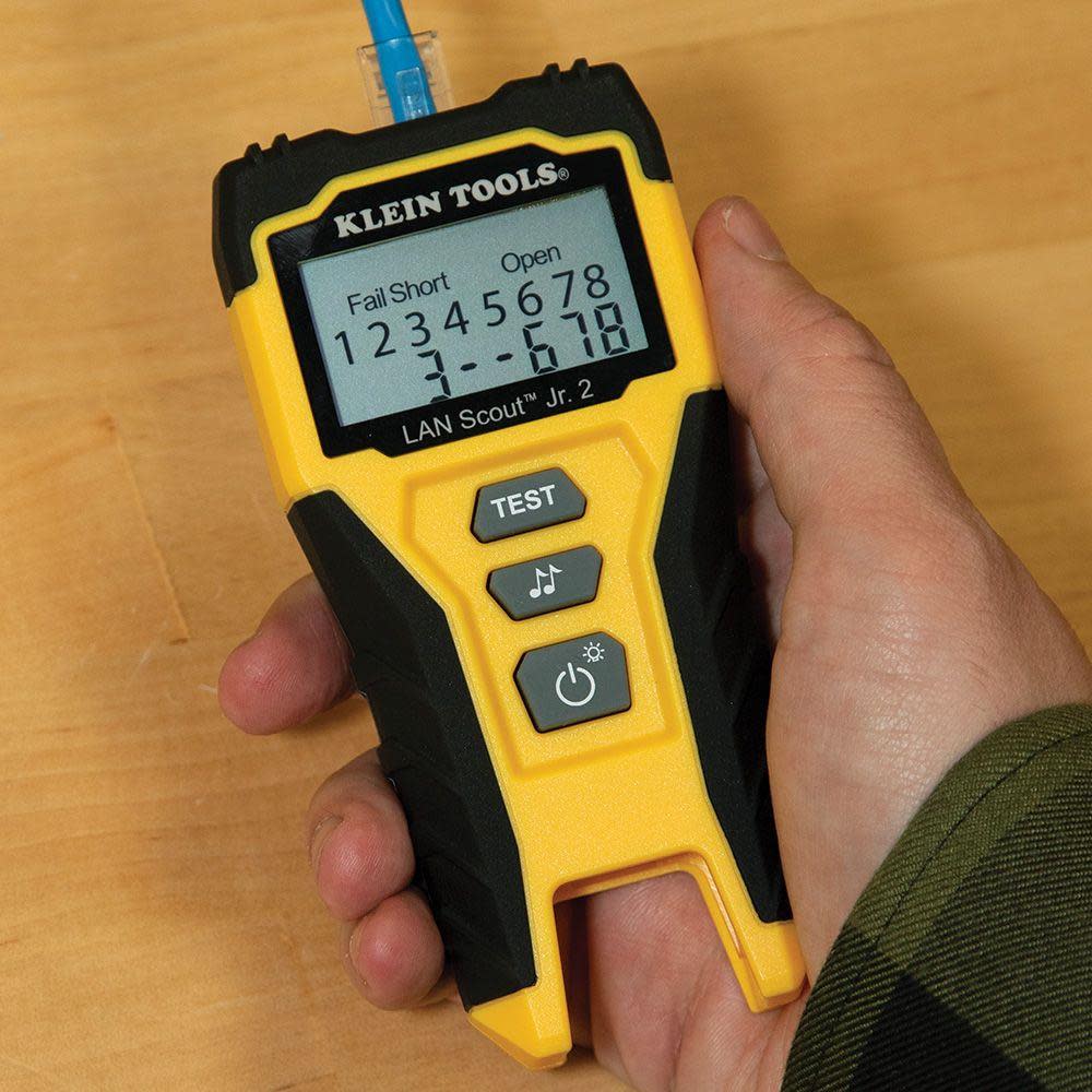Klein Tools LAN Scout Jr 2 Cable Tester - Ascmtools