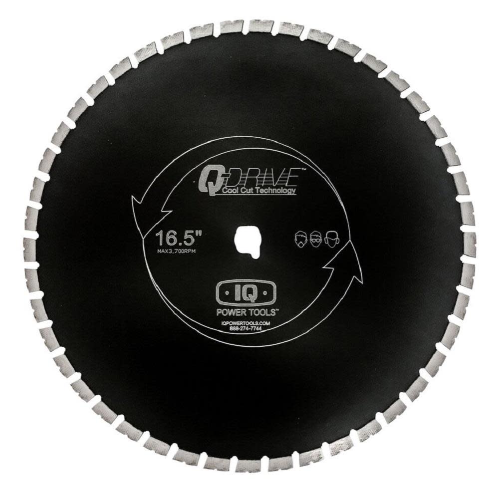 iQ Power Tools 16.5 In. Q-Drive Arrayed Segmented Combination Blade Silent Core - Ascmtools