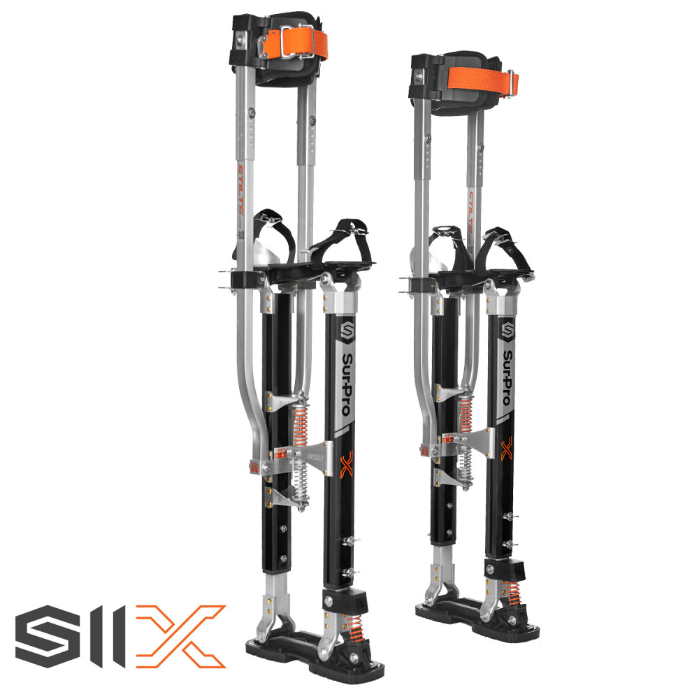 Surpro Premium Stilts Flex Foot Double Sided Magnesium Size 26-40″ - Ascmtools