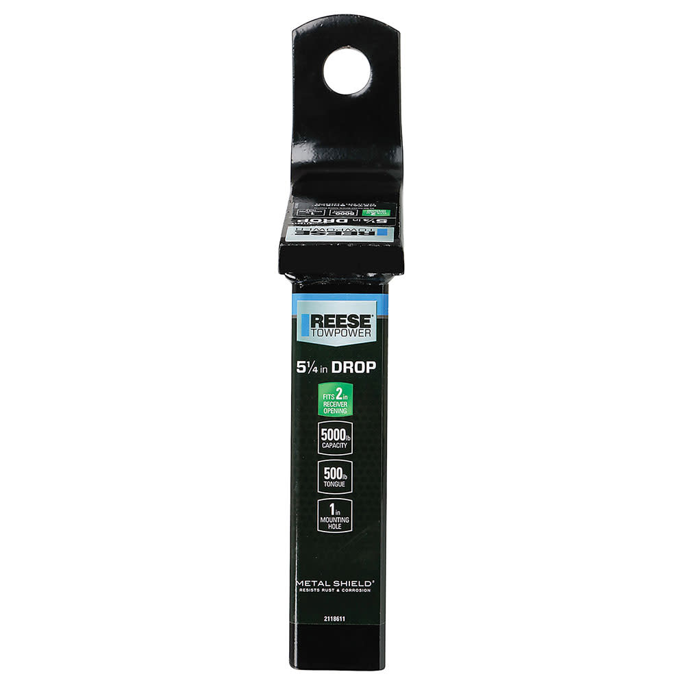 Reese 10″ 6000 lbs Black Steel Trailer Hitch Ball Mount - Ascmtools