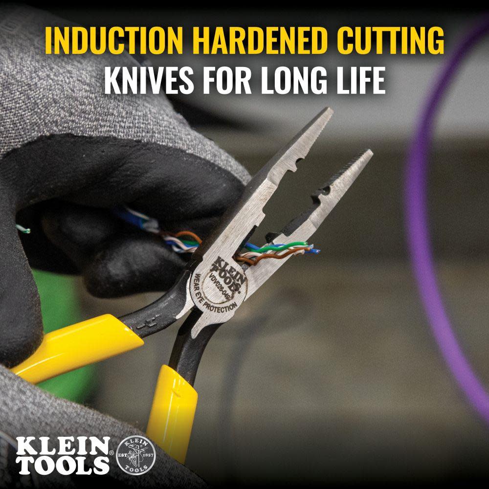 Klein Tools Connector Crimping Long-Nose Pliers - Ascmtools