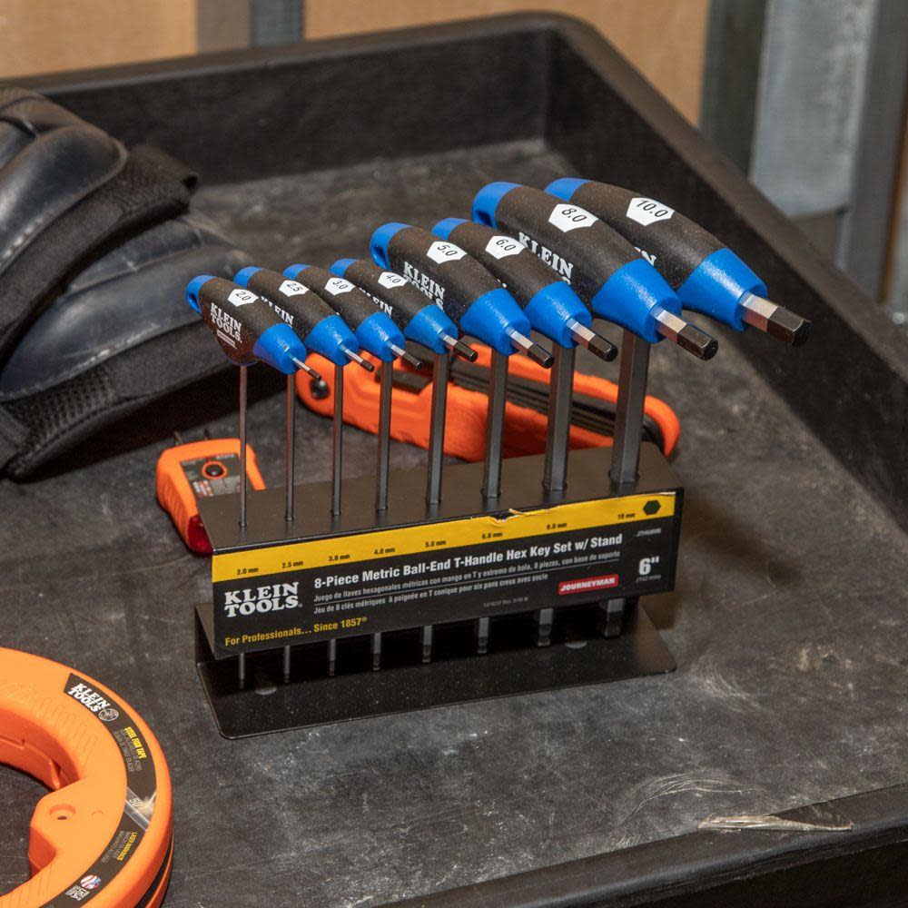 Klein Tools 6″ Metric Ball End T-Handles 8 Pc - Ascmtools