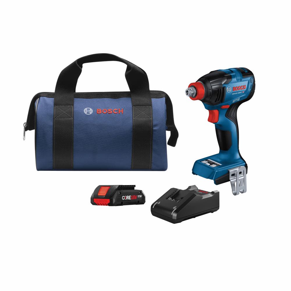 Bosch 18V Freak 1/4″ & 1/2″ Two In One Bit/Socket Impact Driver Kit - Ascmtools