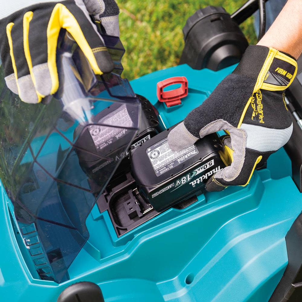 Makita 18V X2 (36V) LXT Lithium-Ion Cordless 17″ Residential Lawn Mower Kit (5.0Ah) - Ascmtools